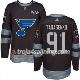St. Louis Blues tröja Vladimir Tarasenko 91 1917-2017 100th Anniversary Adidas Svart Authentic - NHL Tröjor Herr